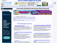 Tablet Screenshot of coursesweb.net